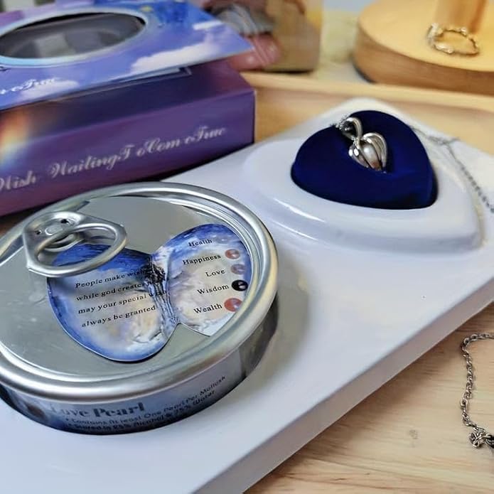 Real Oyster Pearl Pendant Necklace