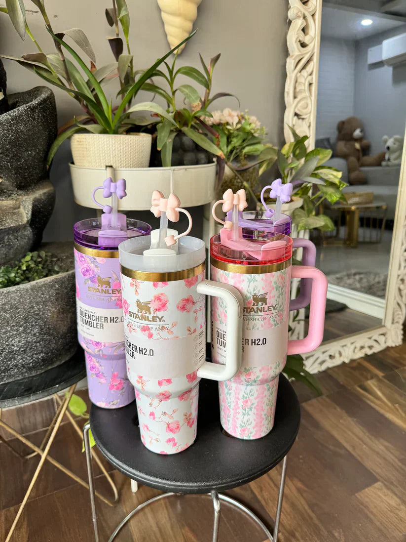 Love Shack Fancy X Stanley 40oz Quencher H2.0 Tumbler