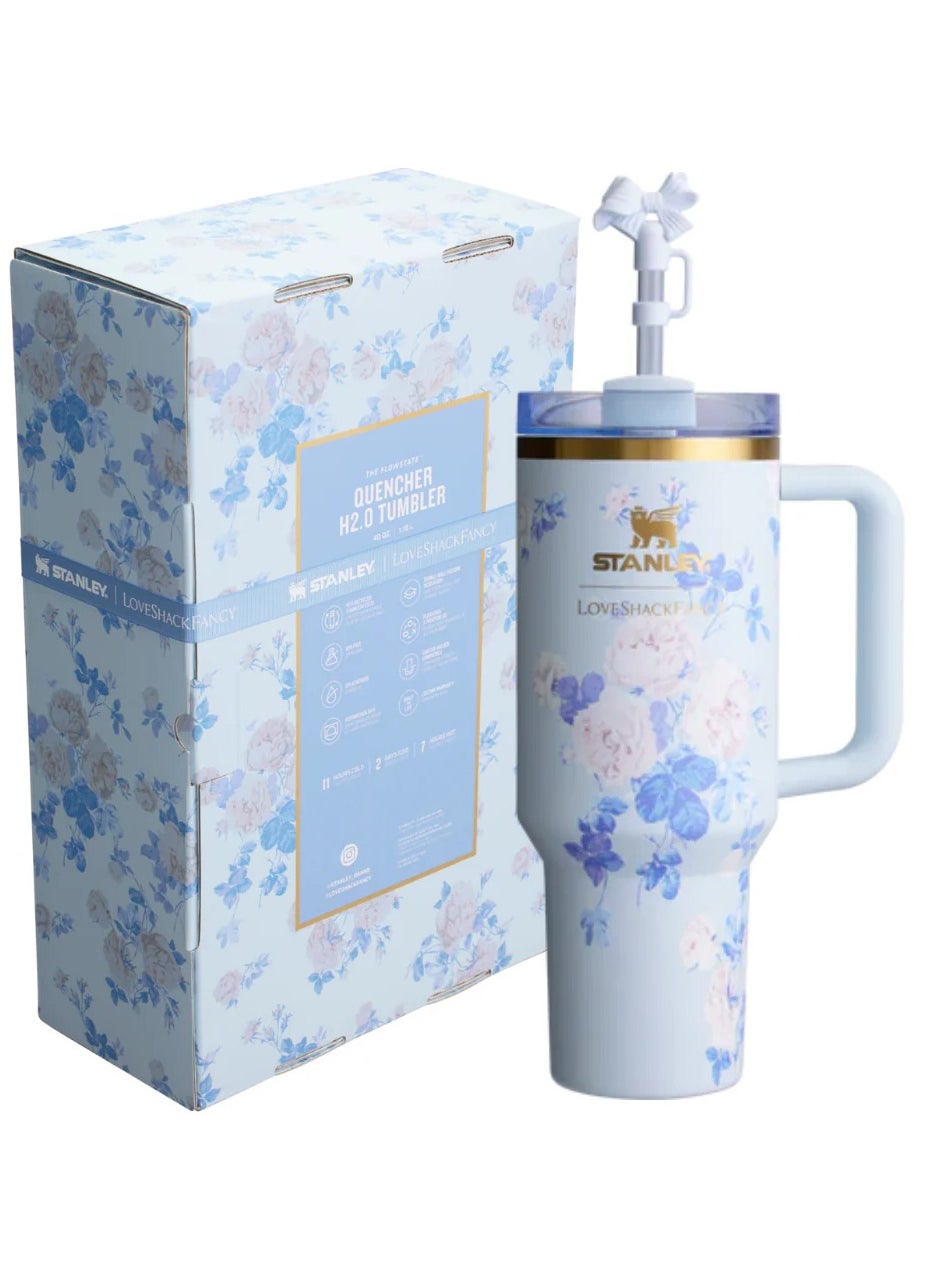 Love Shack Fancy X Stanley 40oz Quencher H2.0 Tumbler