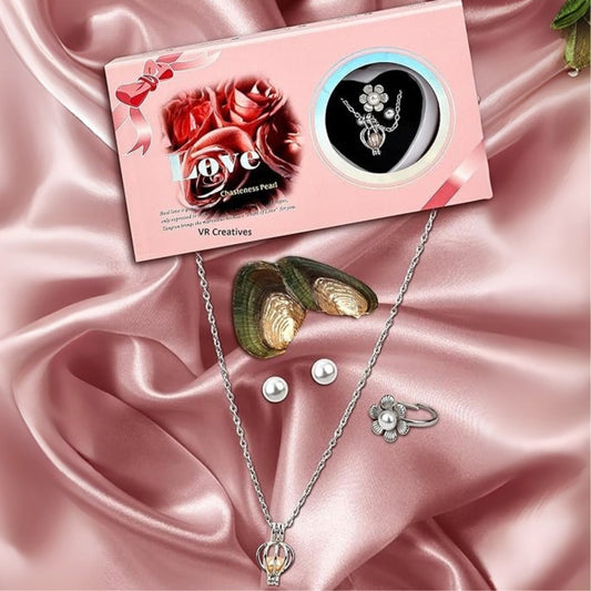 Real Oyster Pearl Pendant Necklace