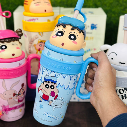 Crayon Shinchan Insulated Sipper, Stainless Steel, (800ml)