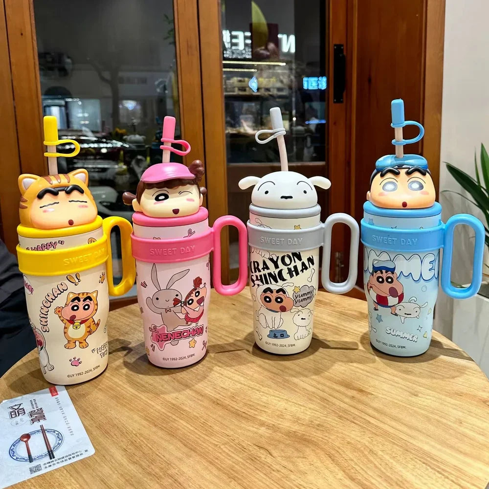 Crayon Shinchan Insulated Sipper, Stainless Steel, (800ml)